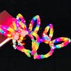 1Pc  Plush Glow Glow Ball Rabbit Hair Band Party Plush Glow Headwear