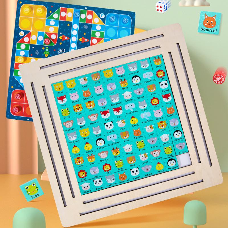 

Animals watch pairing, puzzles, matching, table games, children s early education, thinking training, flying chess toys