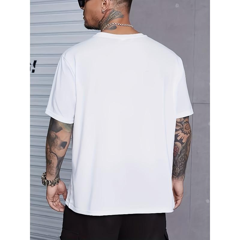 Mărimi Europene Tricou Grafic Bărbați Faith Is Like WiFi - Gât Rotund, Croială Regulară, Elastic Durabil, Ideal Pentru Sport & Purtare Casual