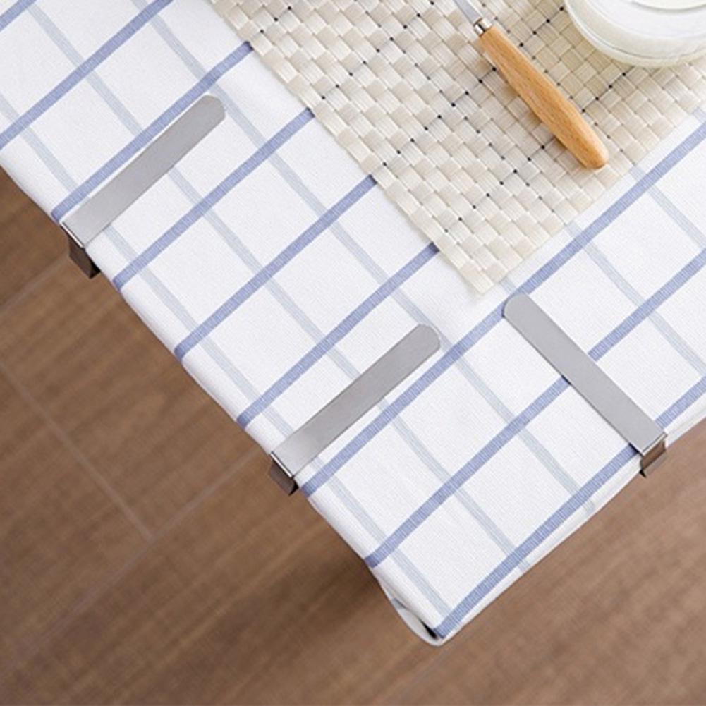 12Pcs Table Holder Steel Fixing Triangle Tablecloth Cover Clips
