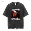 ZillaKami T-Shirt City Morgue Merch SosMula Rapper Shirt Vintage Gewaschen Herren Atmungsaktiv Bequem Designerkleidung