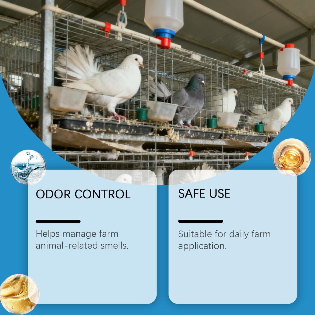 Livestock Deodorants And Ammonia Reducing Agents, Farm Animal Deodorants, Ammonia Odor Reducers, Odor Control Sprays,100ml