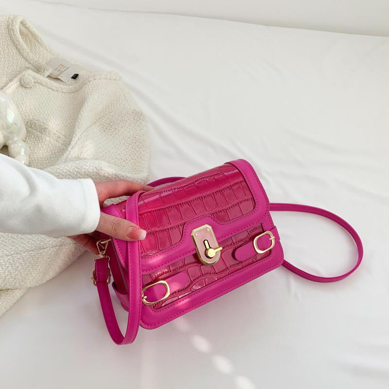 Modern Simple Design Pu Leather Mini Bag For Women Versatile Handheld Bag StyleD