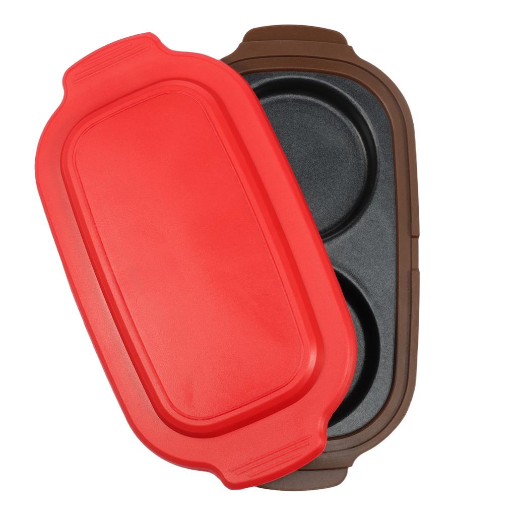 Quick-Heat Microwave Egg Fryer Poacher Multi-Use Egg Cooker for Breakfast Nonstick Microwave Omelette Maker for Kitchen Dorm