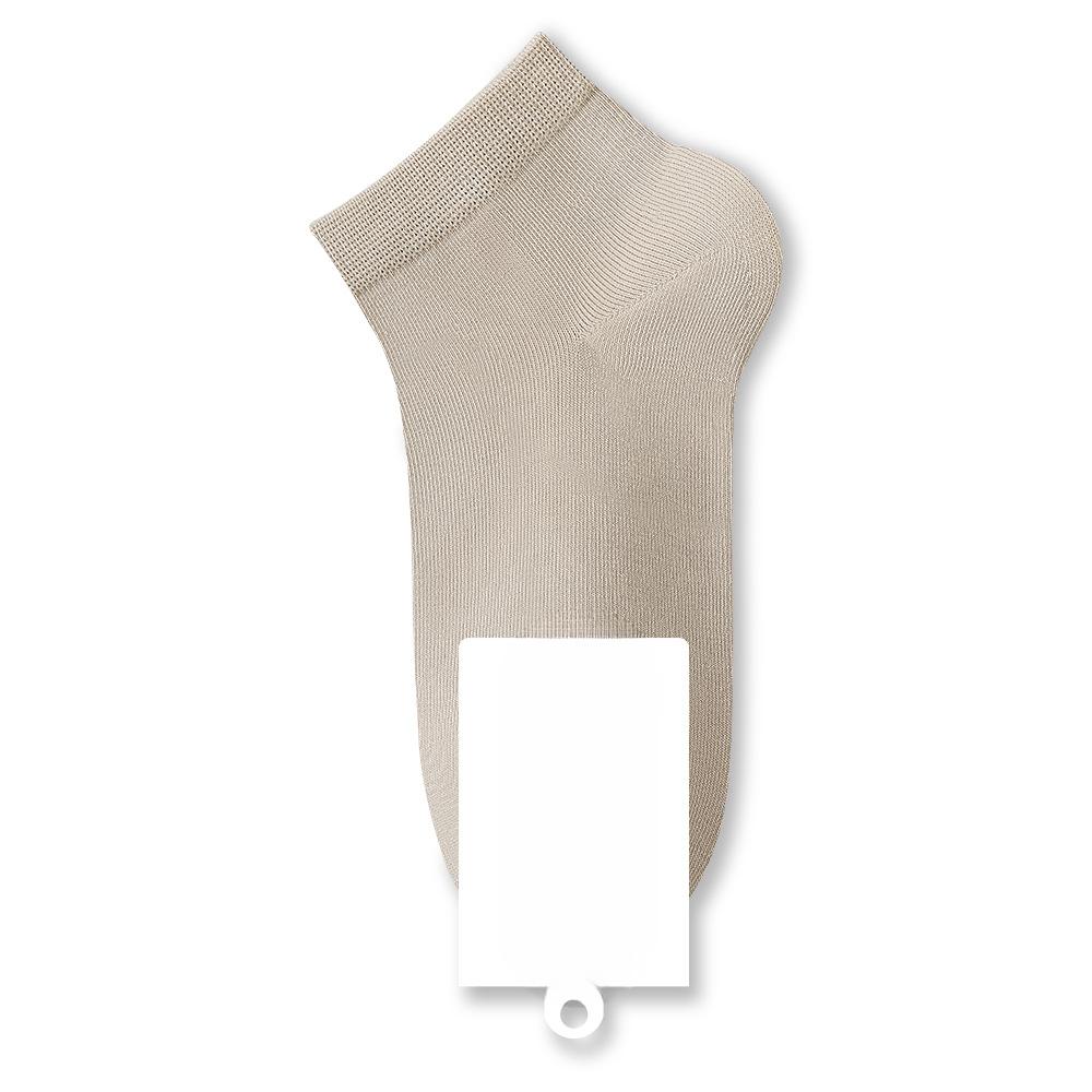 Women's Spring and Summer Casual Pure Cotton Anti Slip and Odor Proof Solid Color Boat Socks