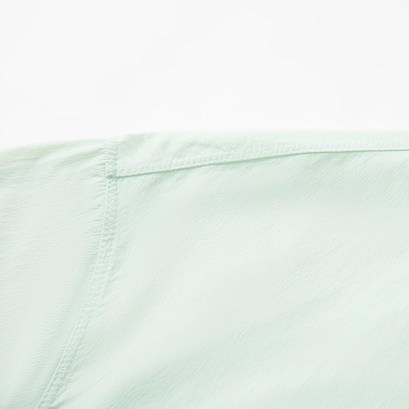JUZUI Women's Mint Green Lightweight Hooded Jacket