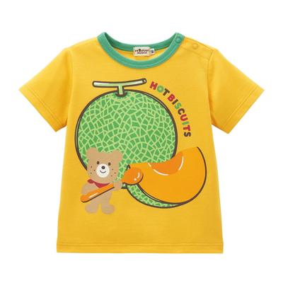 House Hot für Jungen und Baby und [Miki Biscuits] Kurzarm-T-Shirt Mädchen, Kinderbekleidung, gelb, 90cm, 72-5212-683