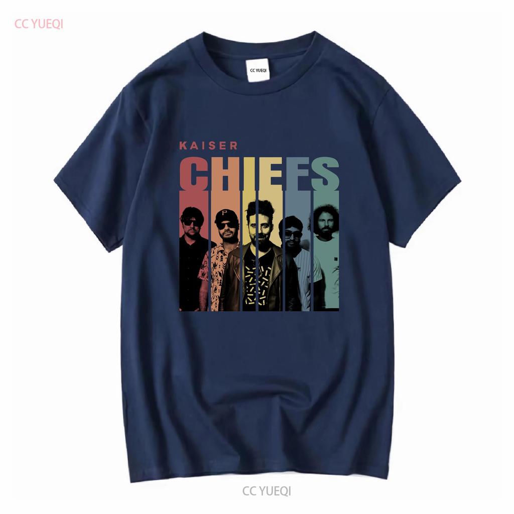 Kaiser Chiefs Band Vintage T Shirt Fan Rock Music Long or Short Sleeves Vintage Washed Casual Soft Graphic Slightly