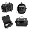 Kantige Totenkopf Motorrad Satteltasche Synthetisches Leder Werkzeugtasche mit Gothic-Stil & Geräumigem Innenraum für Motorräder