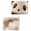 Winter Riding Hat Panda Shape Thickened Warm Hat Face Shape Modification Windproof Ear Protection Plush Hat