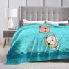 Bubu & Dudu Swimming Blanket Quality Super Soft Throw Blanket Winter Children Outdoor Fluffy Bedspread
