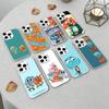 Funda de Teléfono S-Gumball y Darwin Para iPhone 17,16,15,14,13,12,Pro MAX Negra Mate Cubierta a Prueba de Golpes