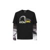 Fukushin Evisu Layered Logo Imitation Two-Piece T-Shirt Men Tops Black 2EAGNM0TL573XX