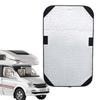 RV Sun Shade For Window Travel Trailer Privacy Cover Dustproof RV Window Shade Privacy Cover For Travel Camping Motorhome Truck