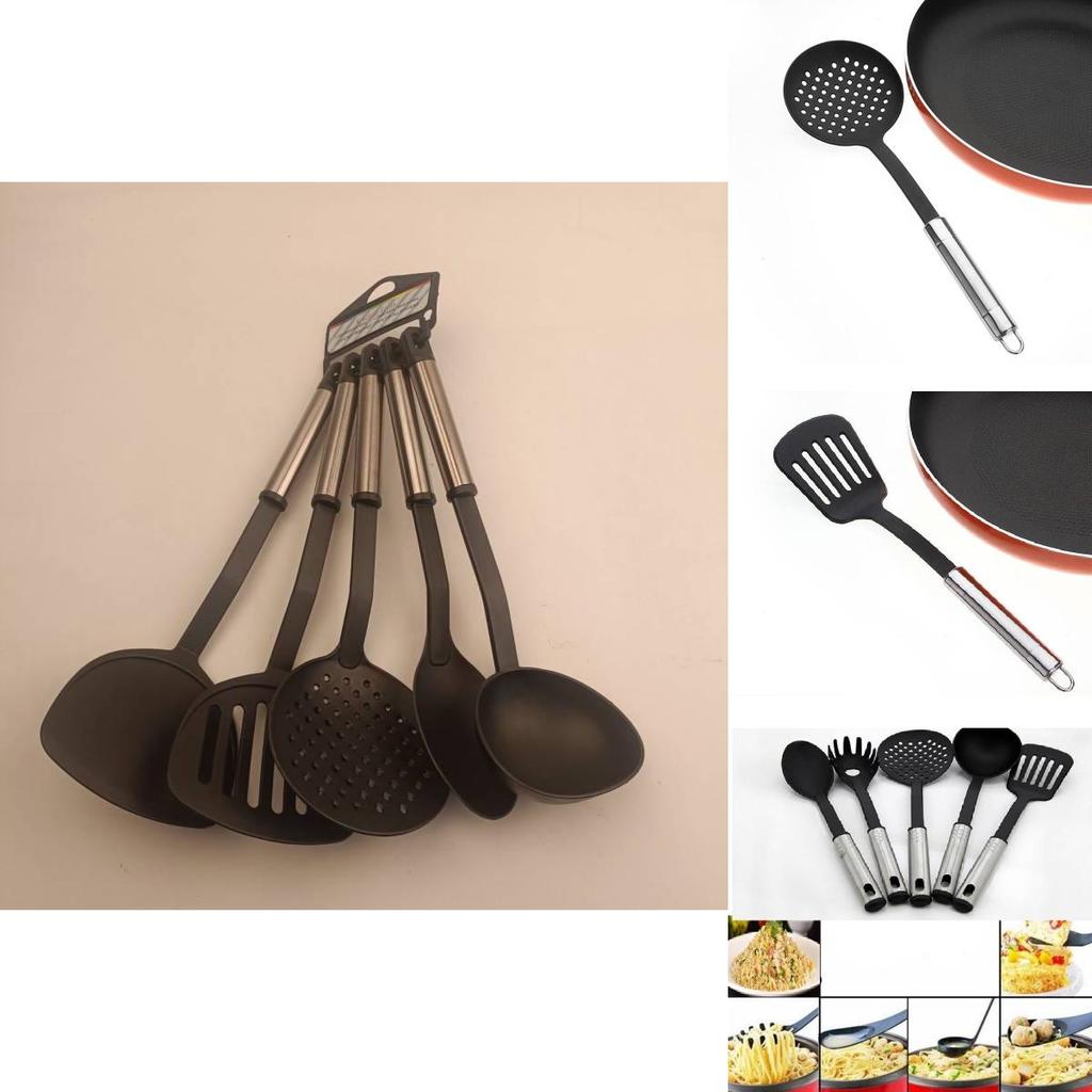 Durable Nonstick Nylon Cooking Tools With Heatresistant Pp Handles For Kitchen