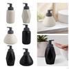 1 Piece Liquid Soap Dispenser Ceramic Lotion Shower Gel Handwash Container for Countertop Hotel