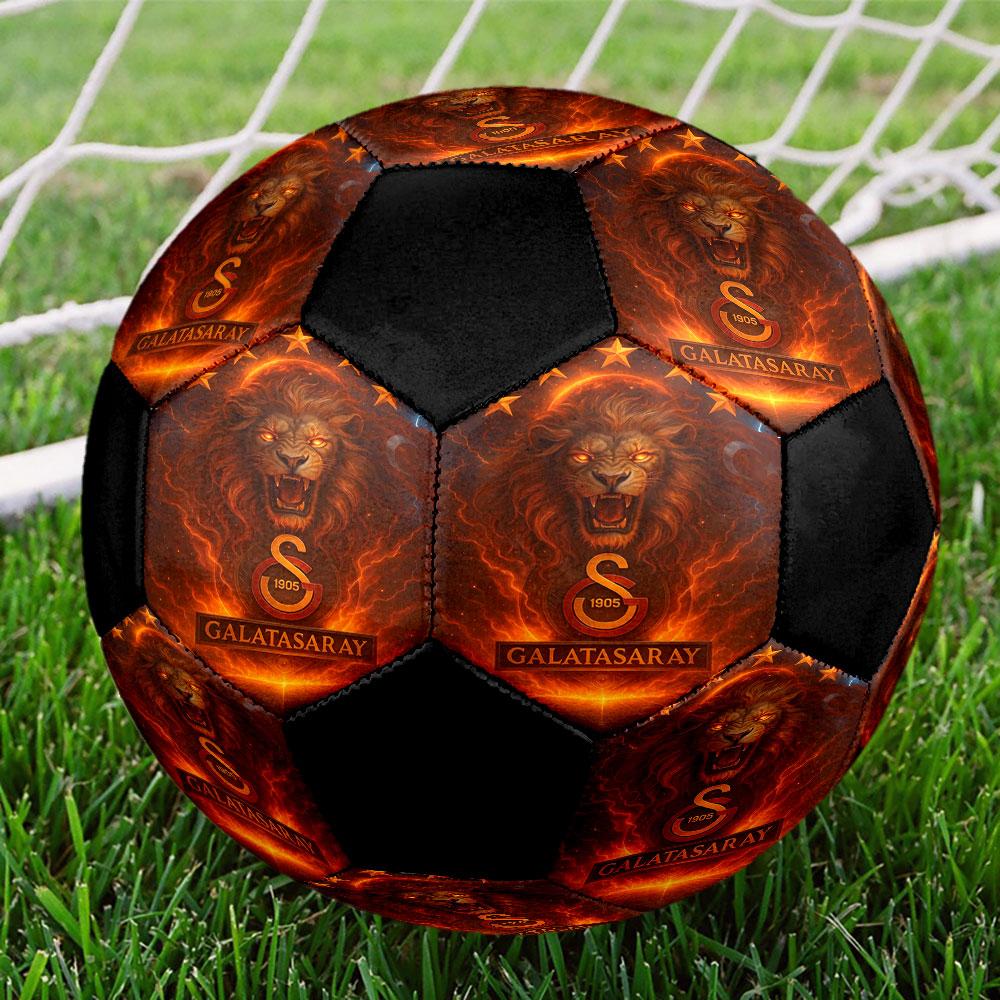 1pc Galatasaray SK Soccer Ball Size 5 Indoor Soccer Ball Fashion Colorful Backyard Game - Great For Sports Fans Gift HE10