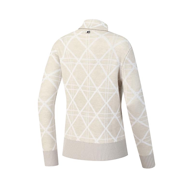 FILA Golf Series Minimalist Stylish Classic Casual Versatile Warm Comfortable Knitted Jacket Women jackets A11W615406FGY