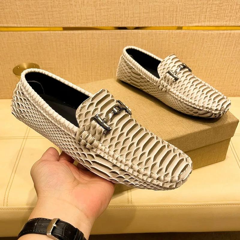 MAEDEF Men Loafers Casual Shoes Lightweight Breathable Slip-on Mens Driving Shoes Fashion Comfortable Loafers Moccasins