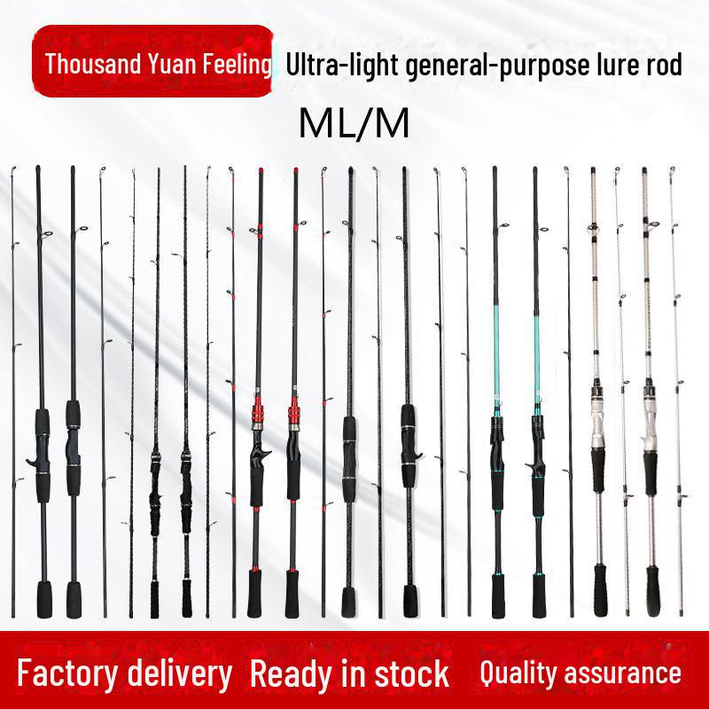 Adjustable Plug-In Lure Rod with Straight/Gun Handle, Medium-Fast Action, Wholesale Fishing Rod.