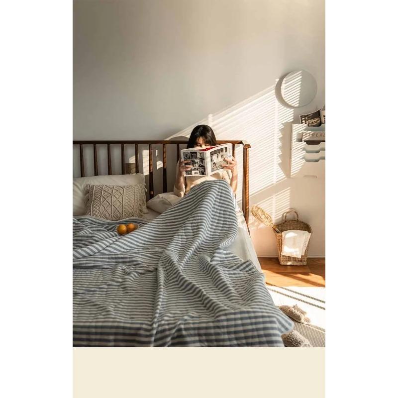 Summer Cool Quilt Cotton Air Conditioner Quilt Pure Cotton Summer Quilt Bedding Set Comforter Set Bed Cover Set