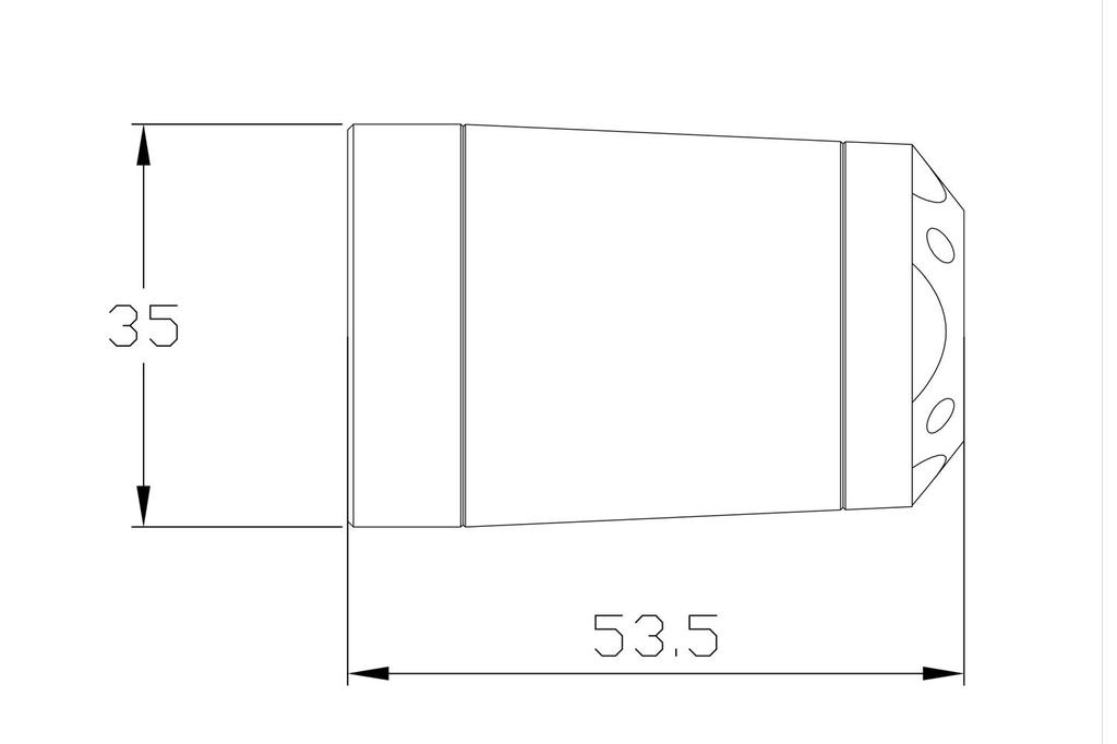 Speedra SSK Heavy Weight Handlebar End Slider Color: Matte Gold