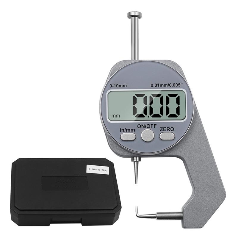 0-10mm Electronic Thickness Gauge Precise Digital Micrometer Thickness Meter