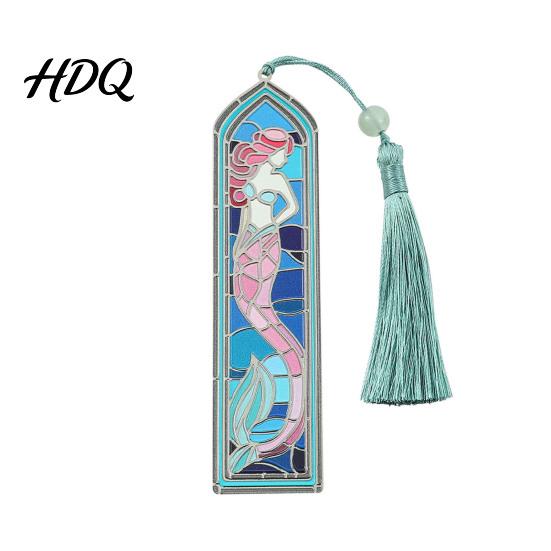 Decorative Page Marker Stained Glass Art Metal Bookmark Book with Classical Style
