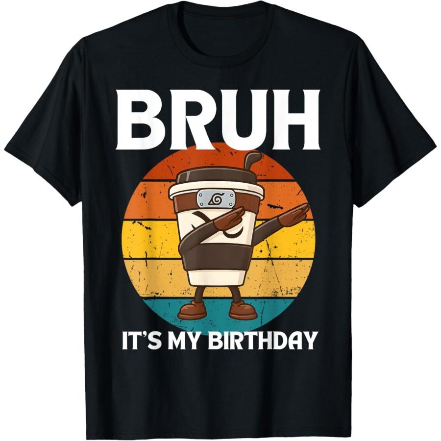 Бро, это мой день рождения, дэббинг капучино ассассино детская футболка для мальчиков XXXXXL
