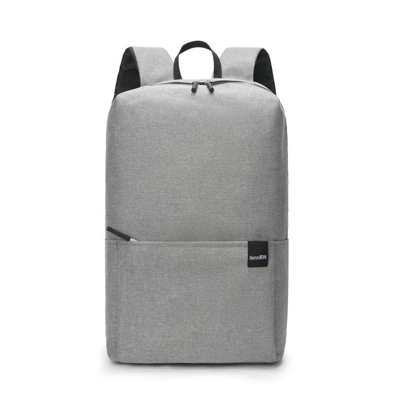 Solid color backpack, colorful outdoor student bag, small backpack, travel bag