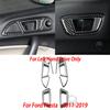 Carbon Fiber Side Air Vent Dashboard Center Console Gear Shift Panel Car Interior Accessories Sticker For Ford Fiesta 2011-