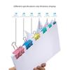Deli Extra Large Office Supplies Colorful Long Tail Clip