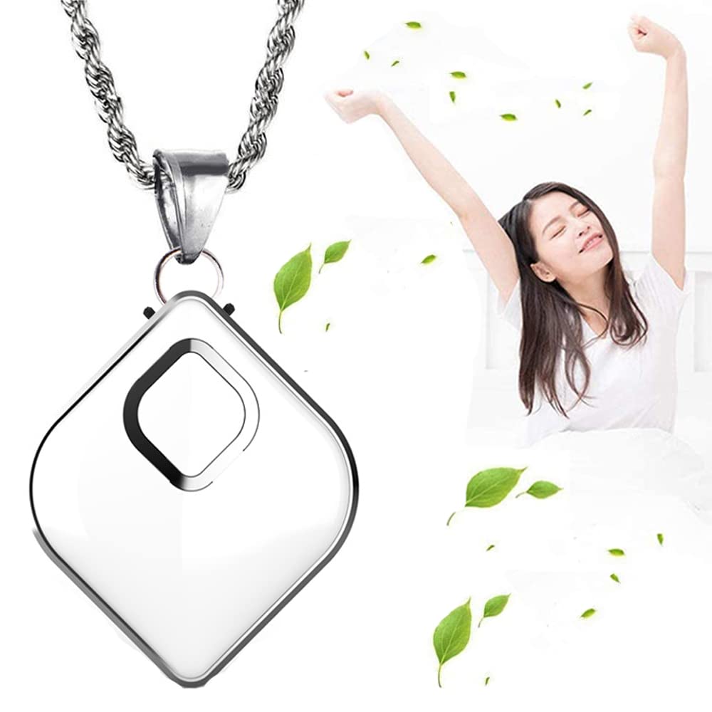 VIGOUROUS Portable Air Purifier, Small, Compact, Ion Generator, Neck-worn, Negative Ion Generator, 40 Million Ion Generation, 24-Hour Continuous Opera