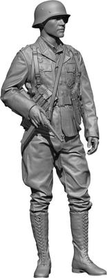 H3 Models WWII German Africa Officer 3D Printer Kit HS48095 1/48 Non-Commissioned (Person)