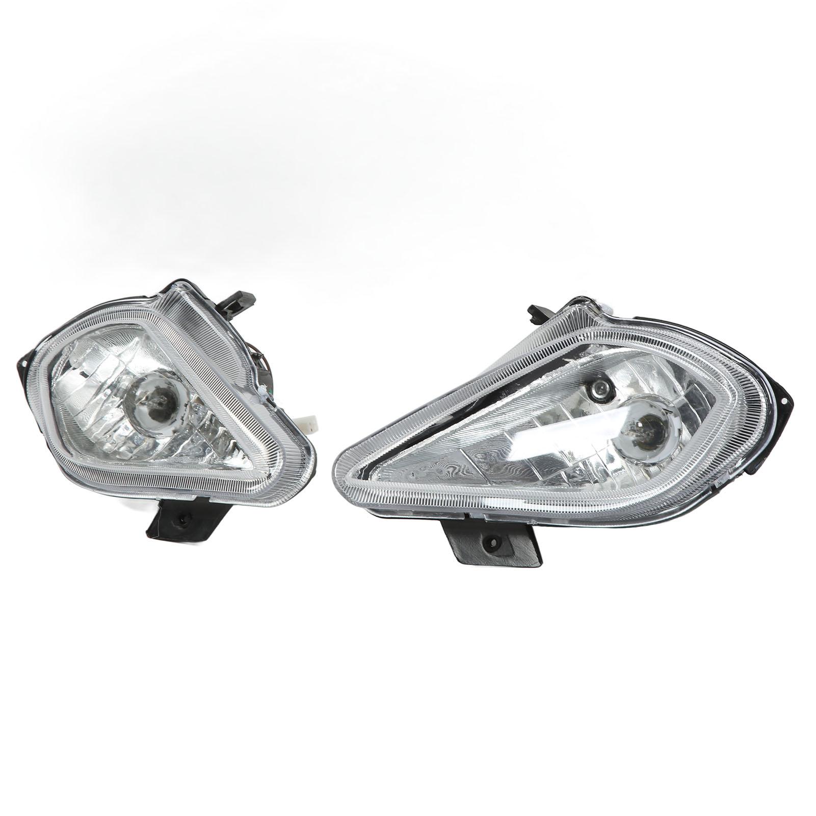 

12 В Передние светодиодные фары с лампами 5 проводов 4 разъема для китайских квадроциклов 150CC 200CC 250CC 300CC