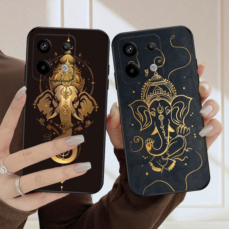 Cartoon Elephant For Redmi Note 10 11 Note12S 12 13 14 Pro Plus 5G 14S 4G 13ProPlus 9S 9 P ro 13C 14C silicone soft phone case