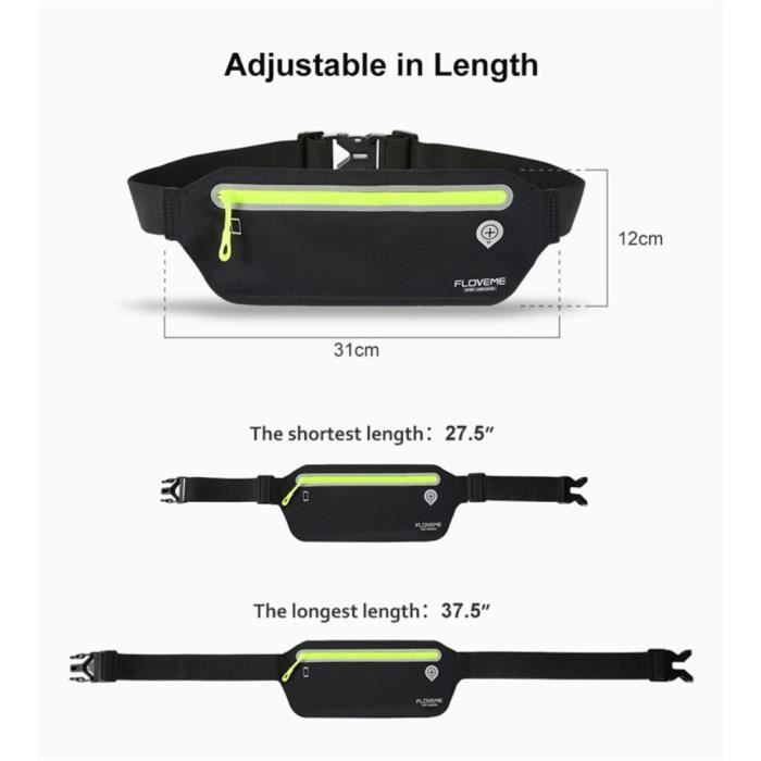 Sac Banane - DORO - 8035 - Réfléchissant - Imperméable - Ajustable