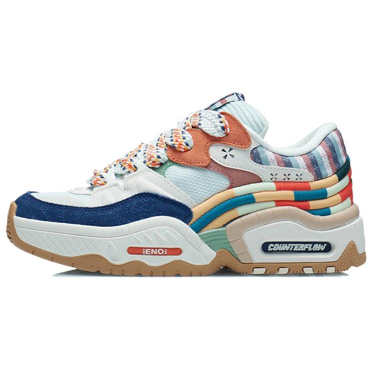 

Li Ning CF Low top Casual Shoes Women s Thin Bowl Blue AGCR438-1 39
