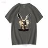 Donnie Darko T Shirt Long or Short Sleeves Vintage Washed Breathable Top For Everyday Wear Fashion Stylish Streetwear Slightly