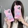 Cartoon Love Antenna Big Brother Phone Case Compatible for iPhone 14 13 12 Pro Max 11 Pink Stereoscopic Silicone Protective Cover