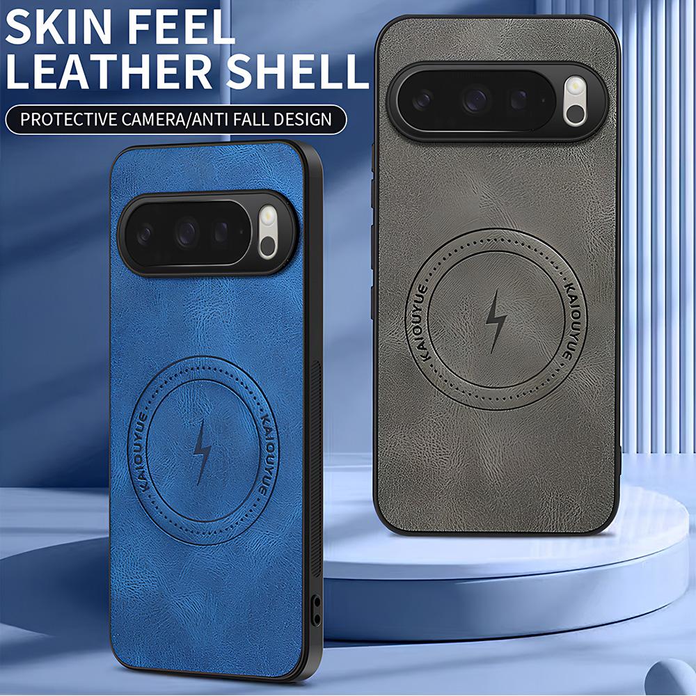 Für Google Pixel 6 7 8 9 10 Pro XL 6a 7a 8a 9a Hülle Magnetisch Mode PU-Leder Hartplastik Stoßfeste Schutzhülle für das Telefon
