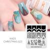 kads Stempelplatten Nail Art Stempel Weihnachten 023 Platte Stamping Vorlage Werkzeuge