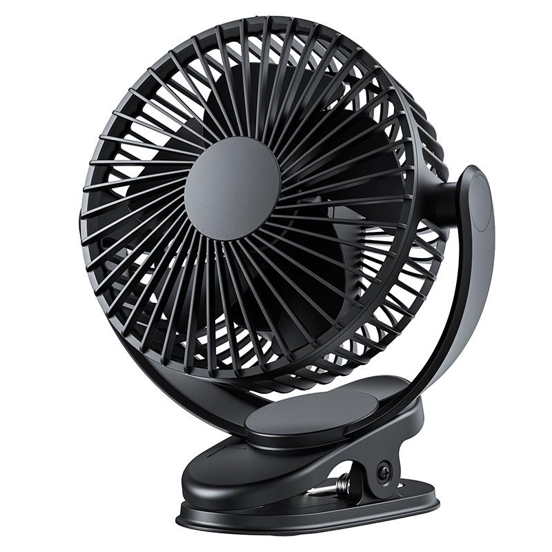 Portable USB Rechargeable Fan: Silent, Dual-Use, Long Battery Life, Strong Wind for Dorm, Office, or Home