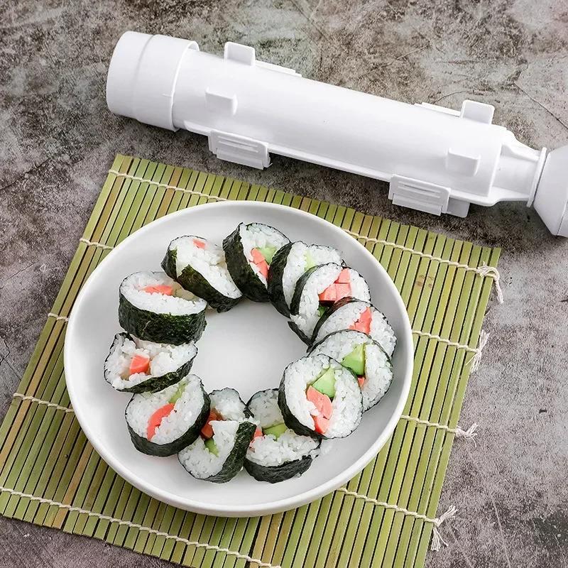 Practical Creative Promotion of Le Shou Driver's Household Cylindrical Barrel Shaped Sushi Model DlY Sushi Utensil Kitchen Tool