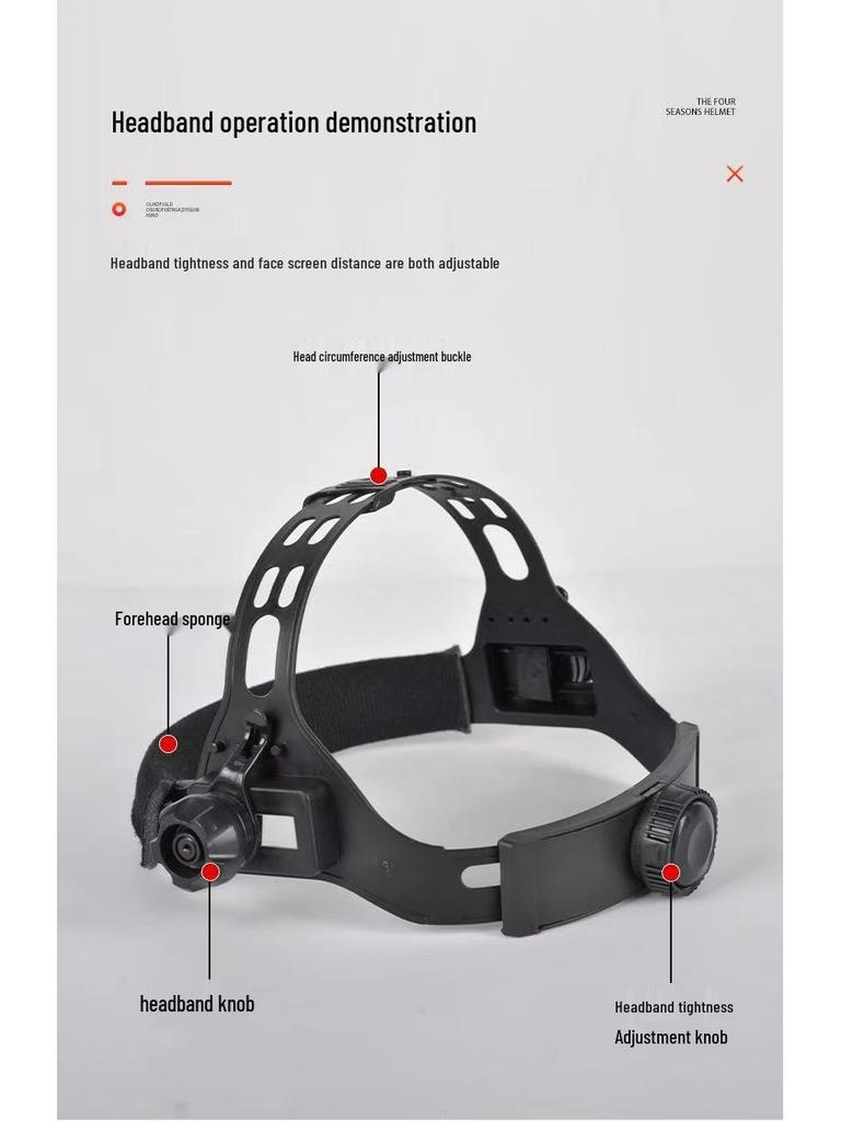 Fully Automatic Color-Changing Anti-Scald MIG Welding Protective Mask
