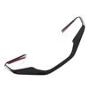 Carbon Fiber Texture Car Interior Steering Wheel Panel Frame Cover Trim Decoration Accessories For MG 4 MG4 EV Mulan 2023