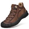 Genuine Leather Men Shoes Sneakers Waterproof Outdoor Men Boots Comfortable Men Walking Hiking Shoes