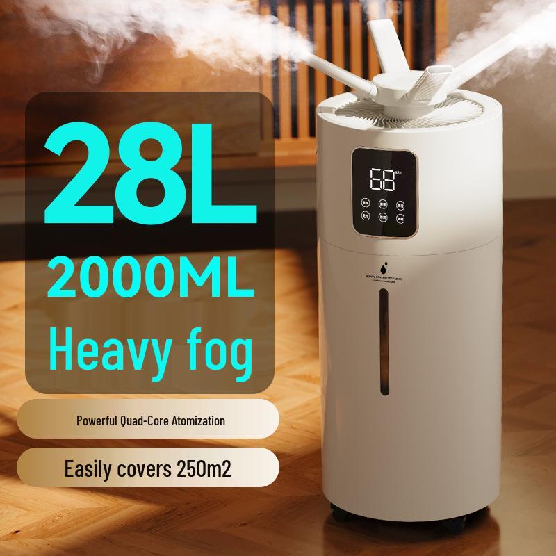 Commercial Ultrasonic Air Humidifier: High Mist Volume & Large Capacity Sterilizing Sprayer Mechanical Regular Four Sprays