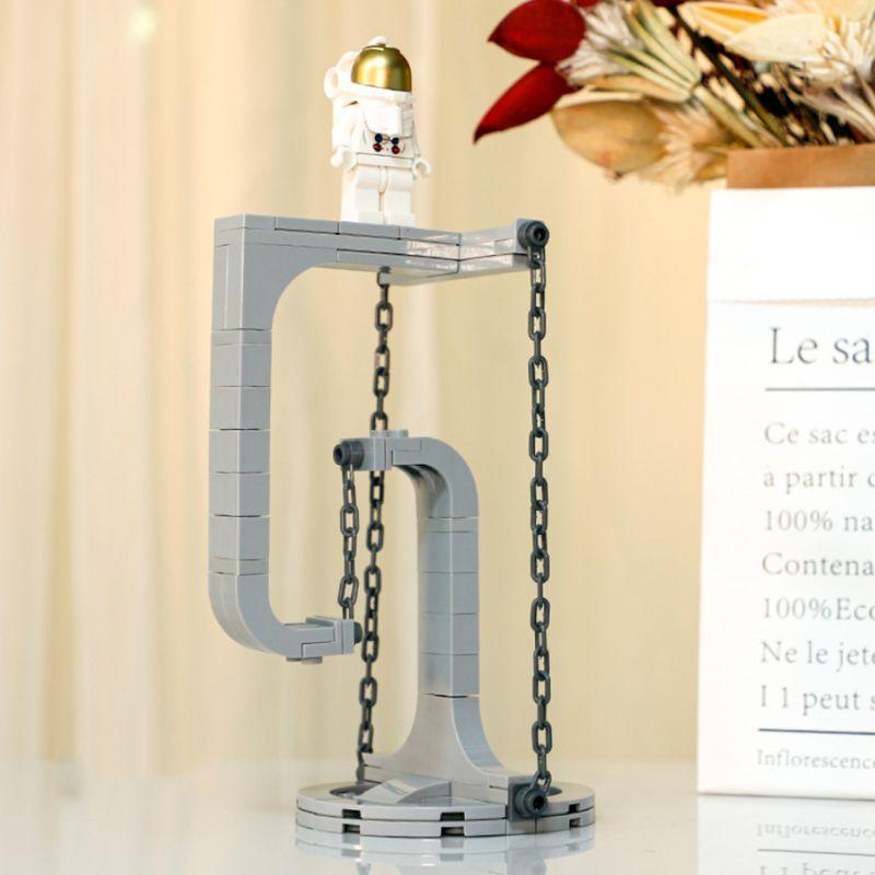 Creative Tensegrity Sculptures Anti-Gravity Building Blocks Novel Physics Balance DIY Bricks Toys for Kids Child Gifts