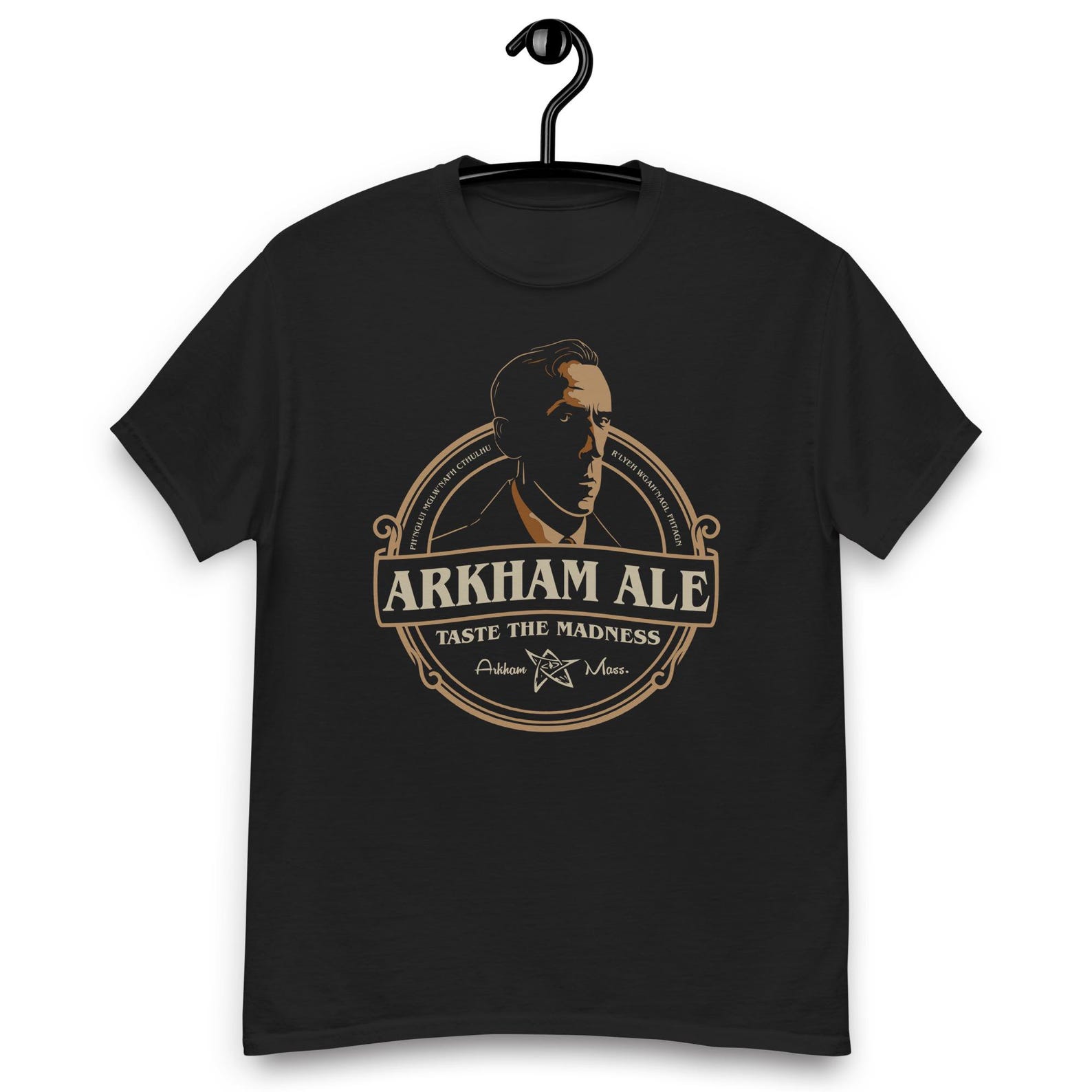 Lovecraft s Arkham Ale - Taste the Madness T-shirt 2XL